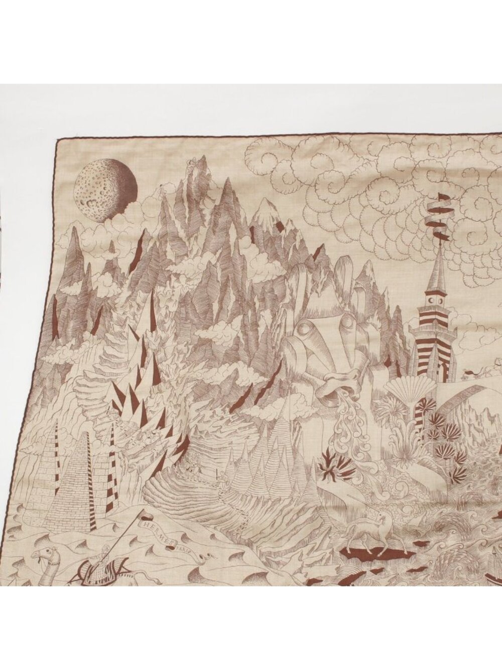 Hermes Carre Geant Cashmere Silk All Over Print Cosmographia Universalis Space - Picture 2 of 10